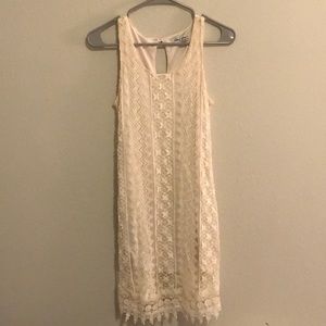 Ivory lace dress